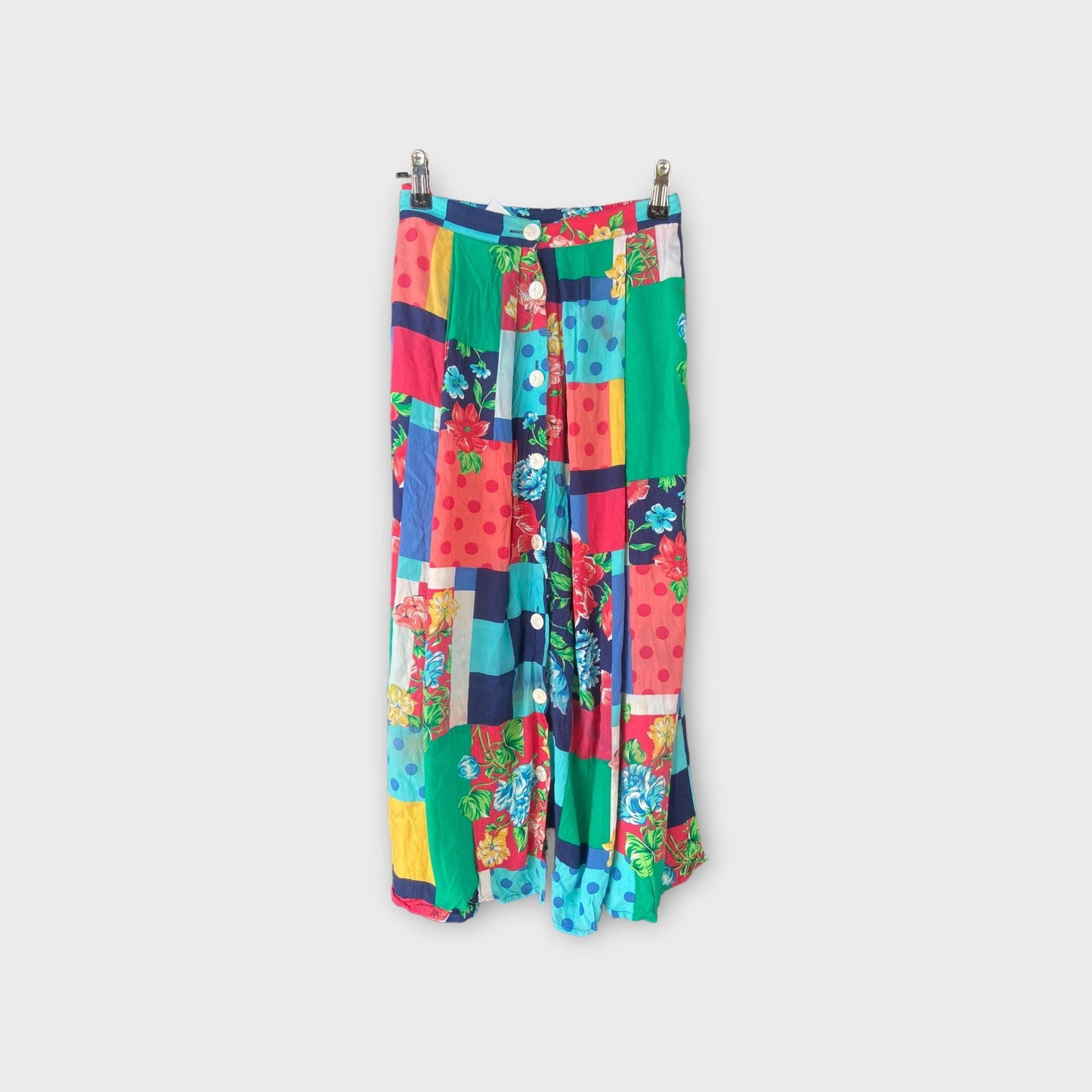 Falda de cuadros de colores “chaus petites”
