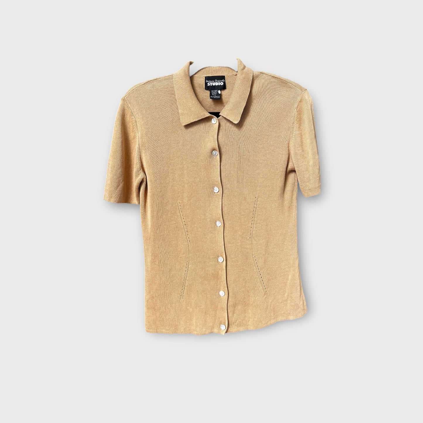 Blusa de punto beige “Designers originals studio”