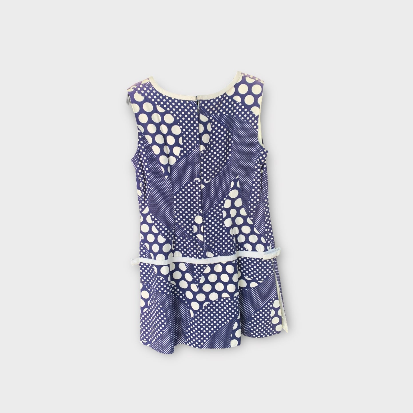 Mini Vestido puntos azul