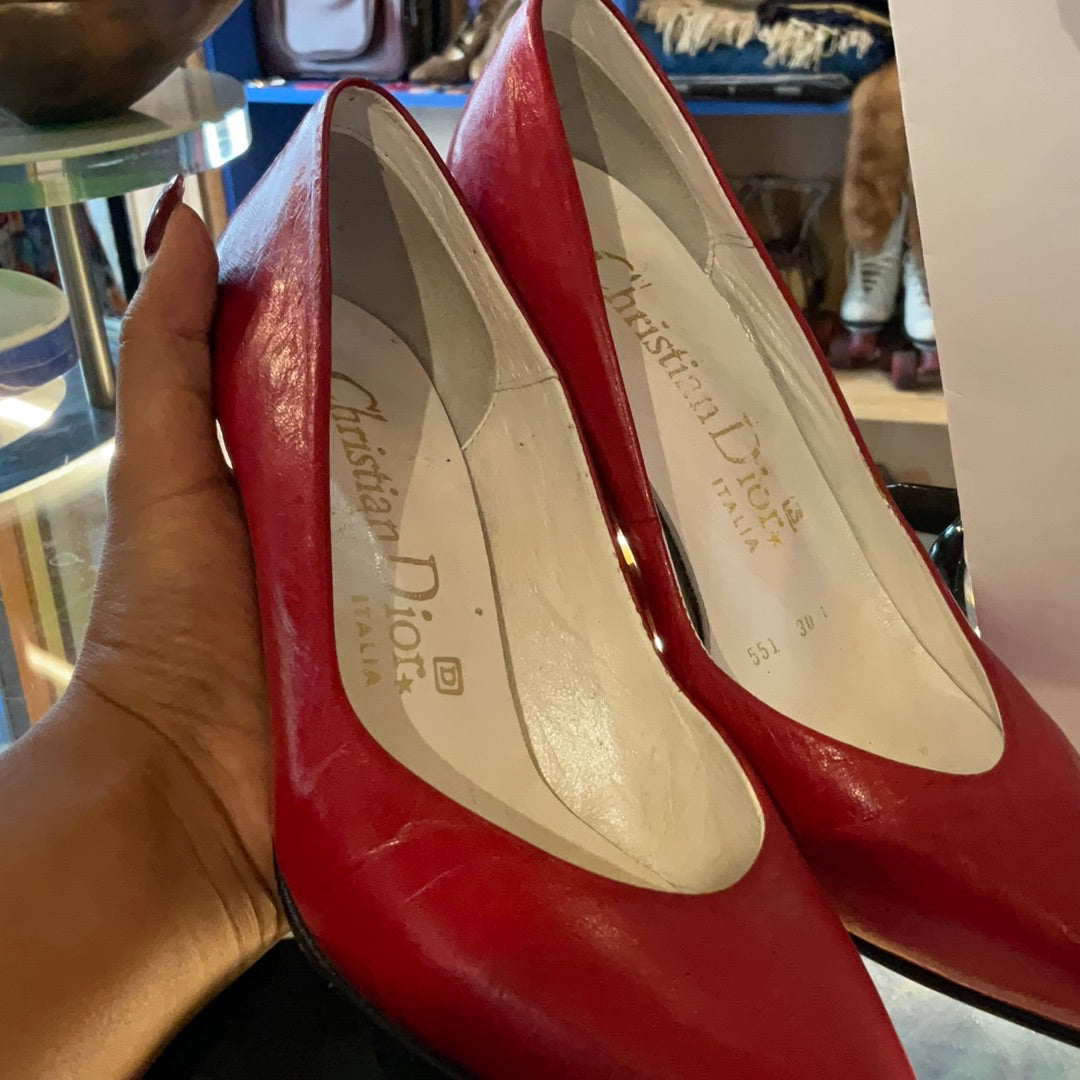 Tacones Christian Dior rojos #3