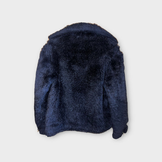 Abrigo negro piel “picolla Bettina”