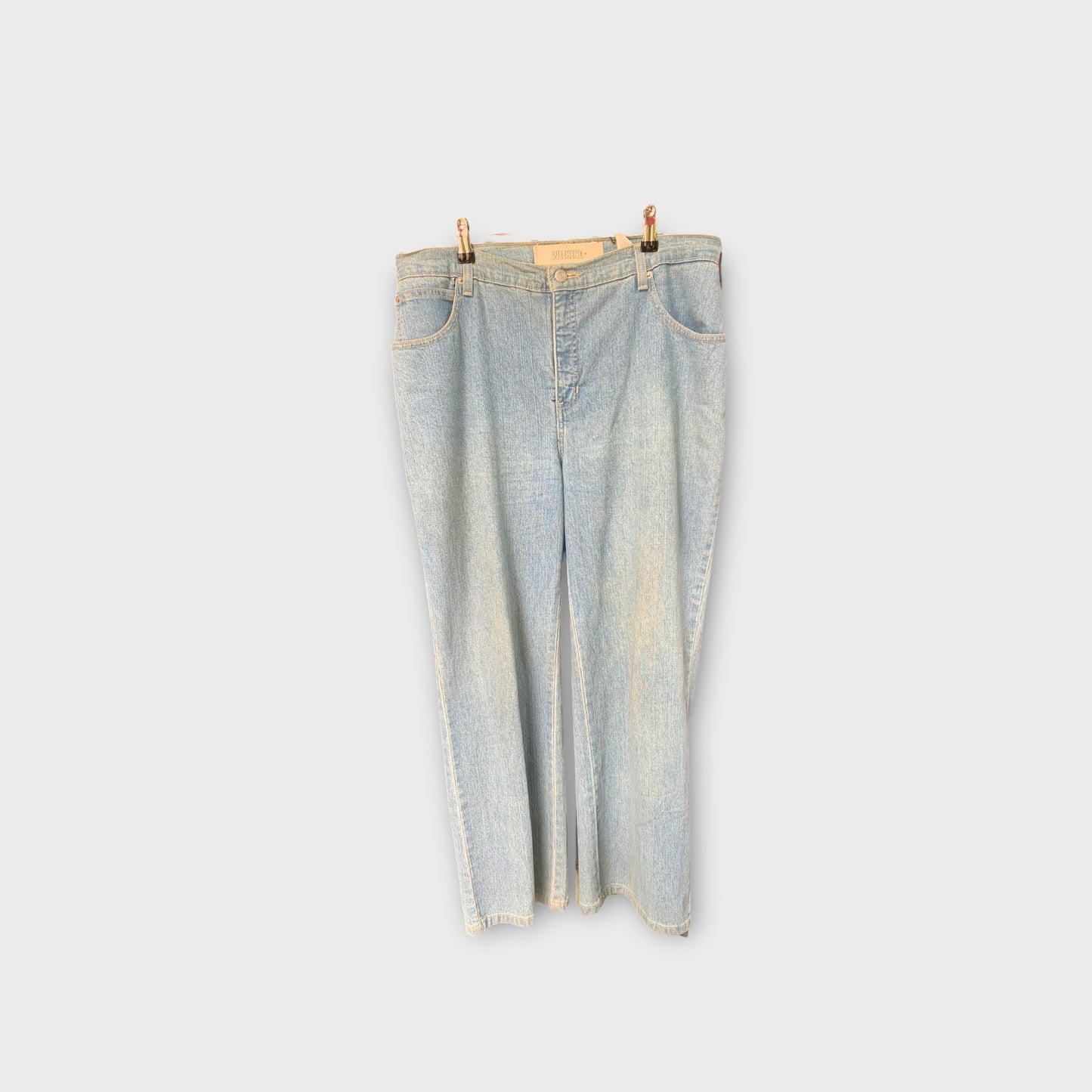 Pantalón de mezclilla claro con rayas Spach