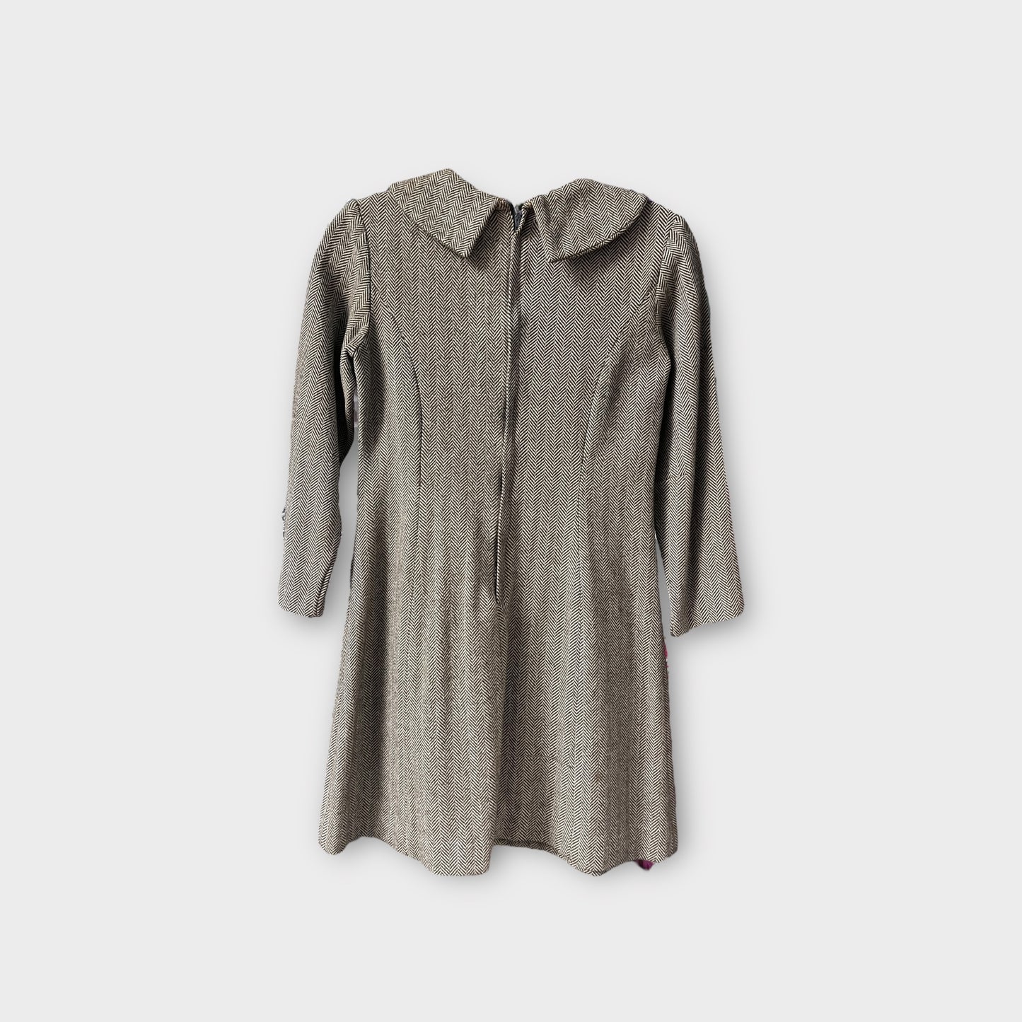 Vestido de lana gris “Kelly Arden” 60’s