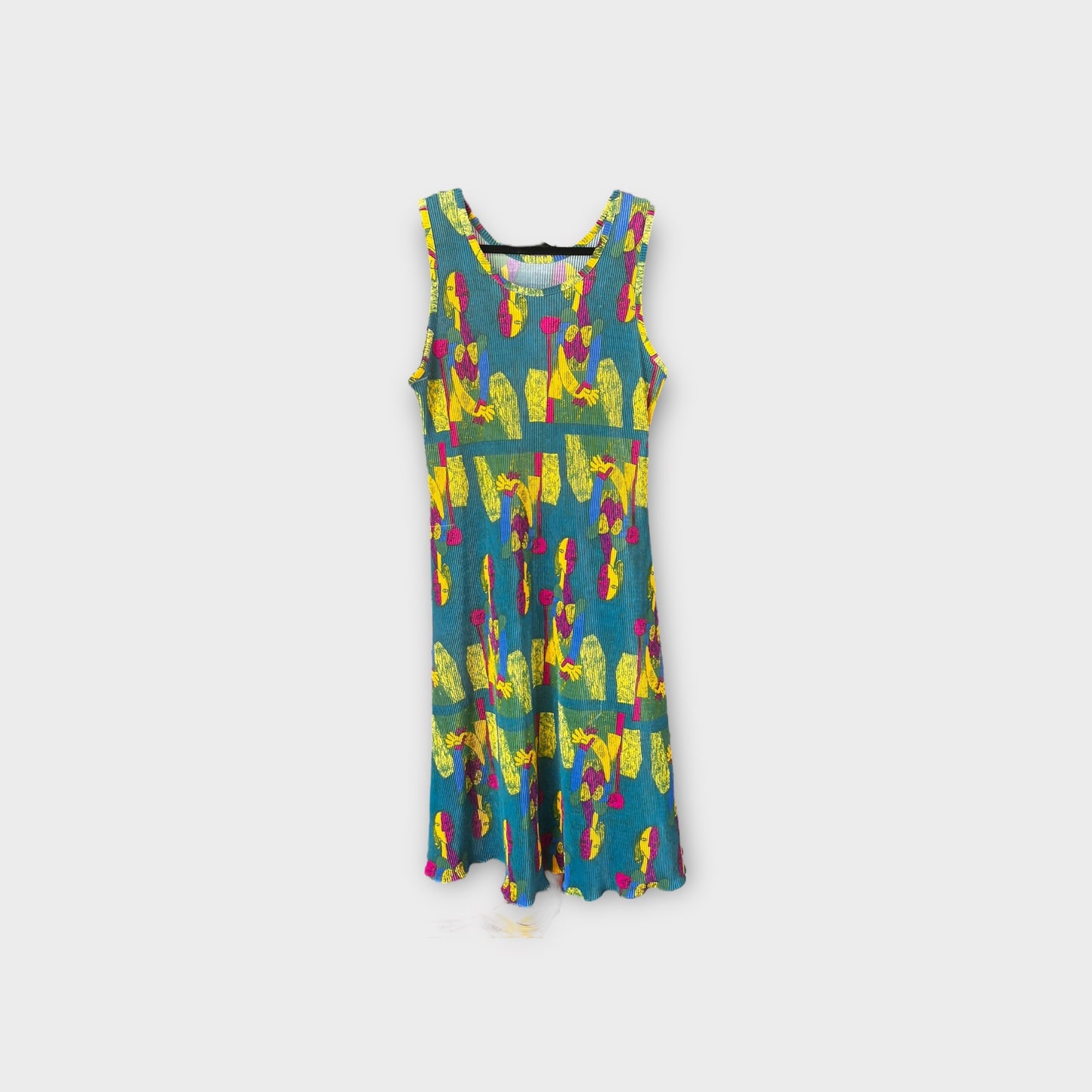 Vestido verde agua