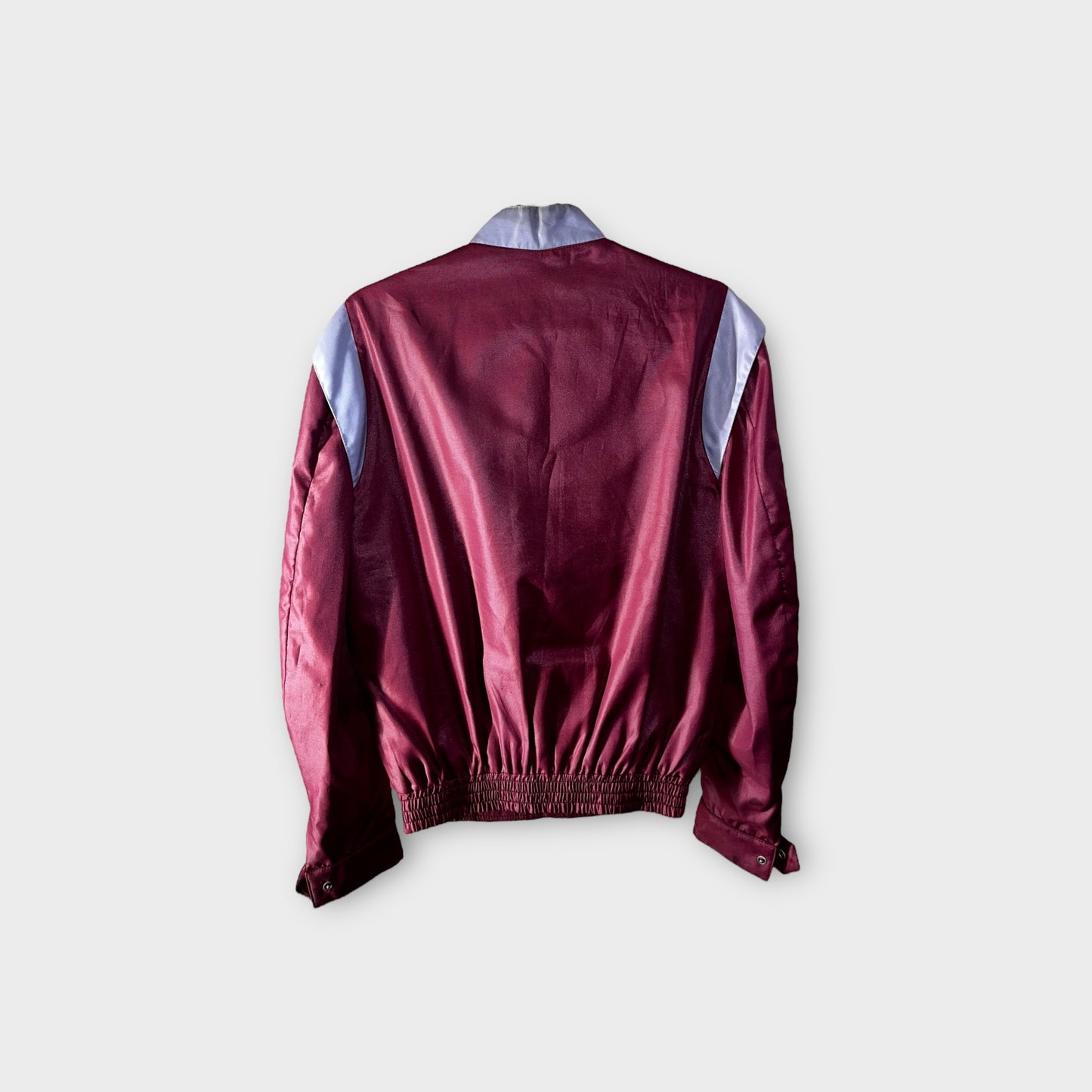 Chamarra color vino y gris 80’s 90’s