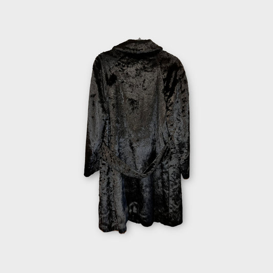 Abrigo largo de piel