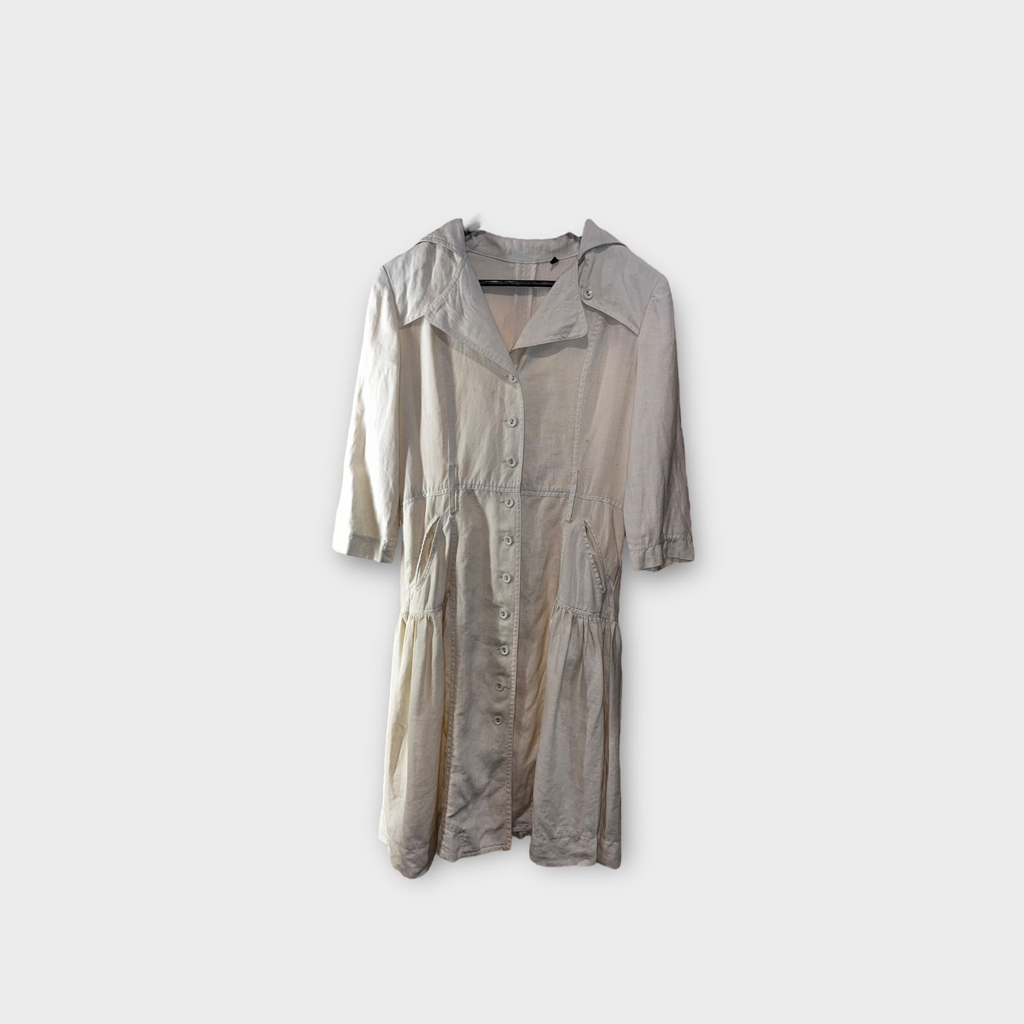 Vestido beige “Épsilon”