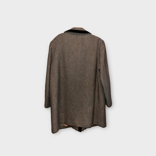 Abrigo largo de lana