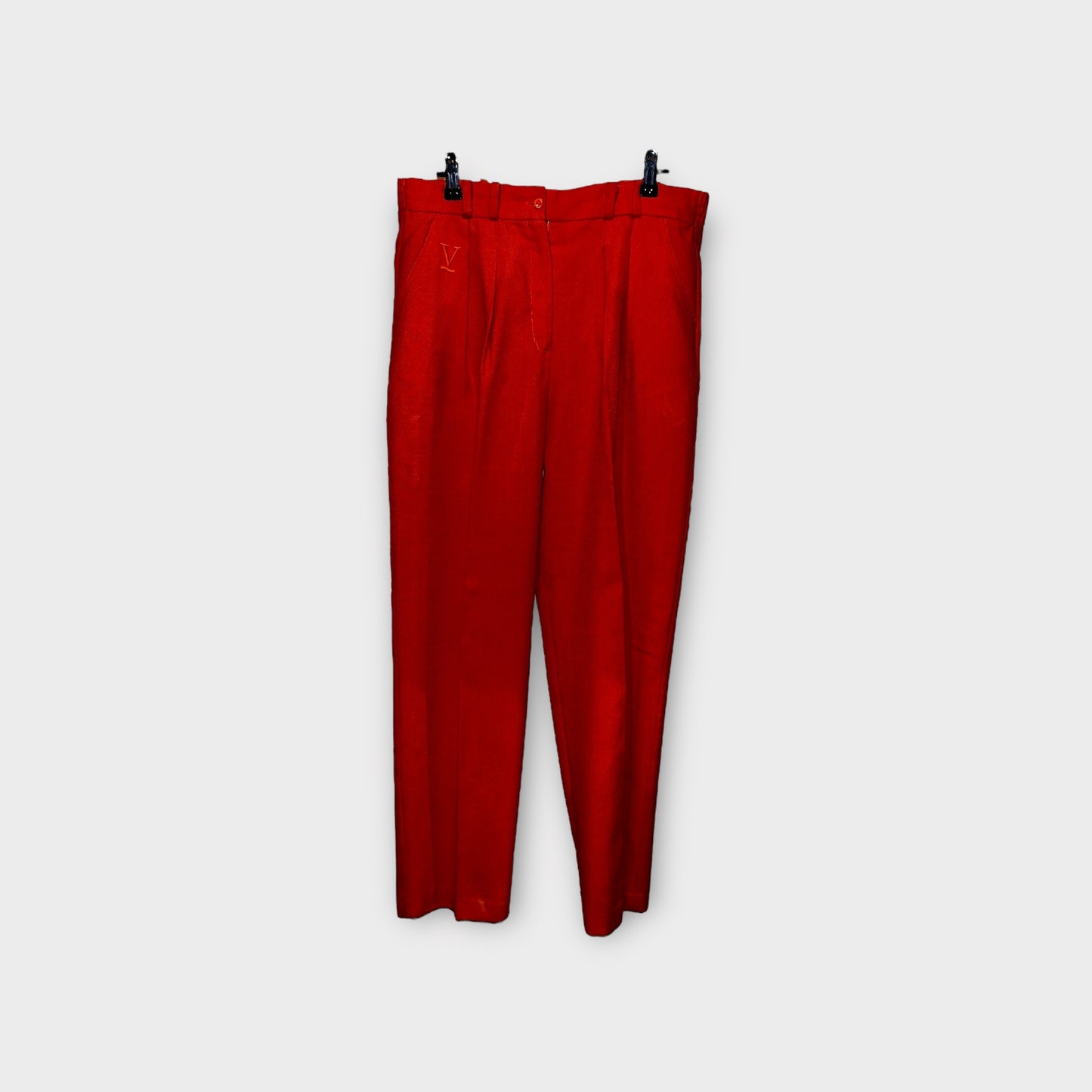 Pantalón rojo liso