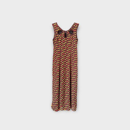 Vestido largo 80s