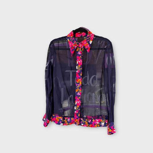 Blusa transparente