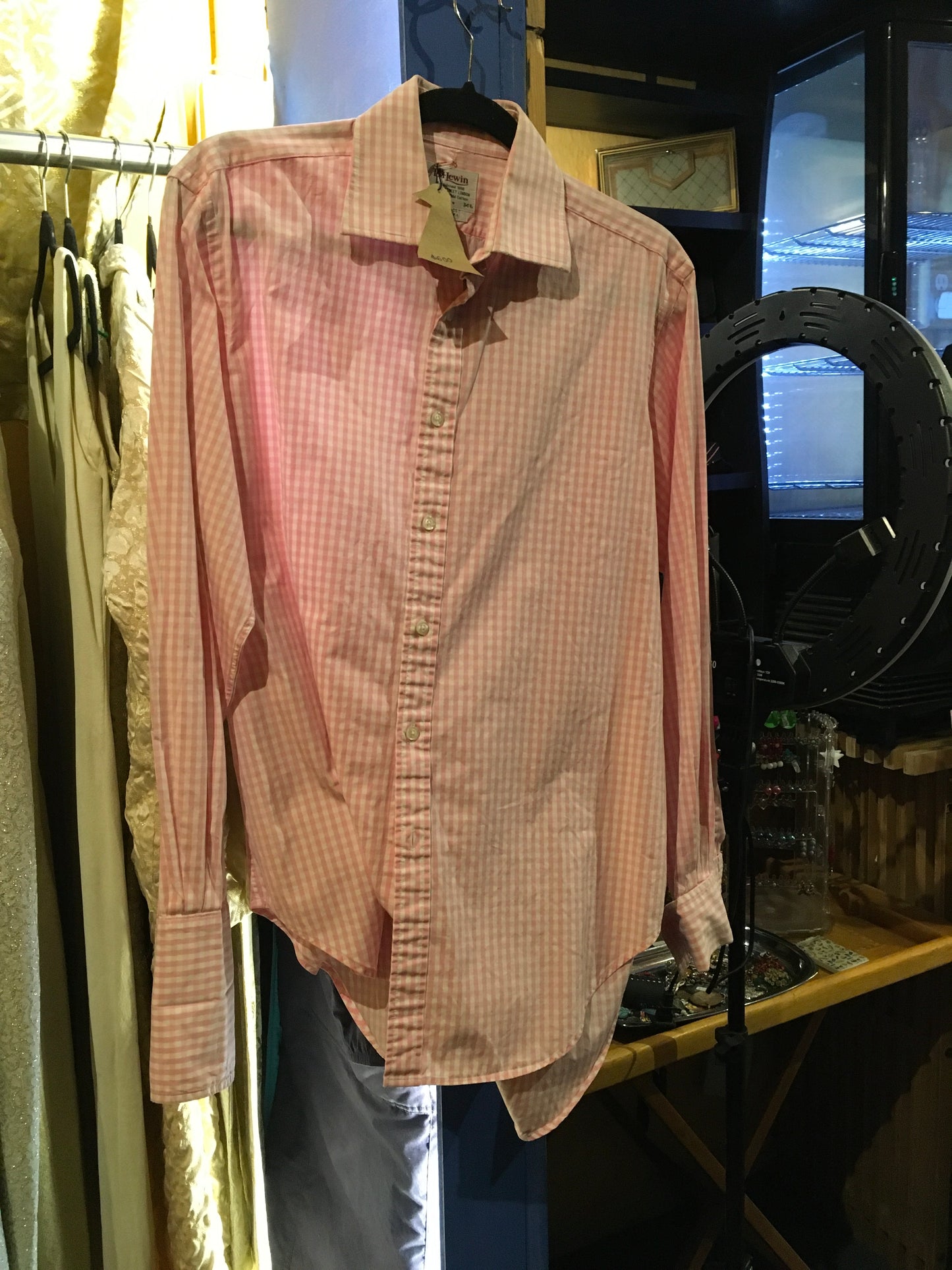 Camisa con cuadros rosa “TM Lewin”